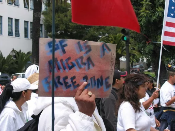 SF Protest SF Migra Free