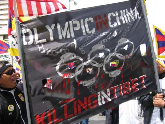 SF Protest Killing in Tibet