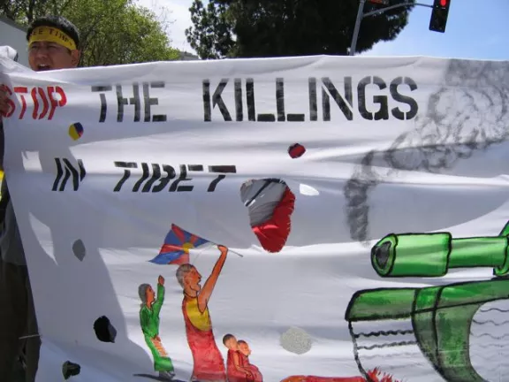 SF Protest Killings in Tibet