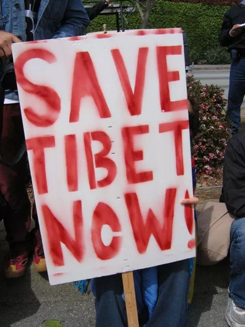 SF Protest Save Tibet Now