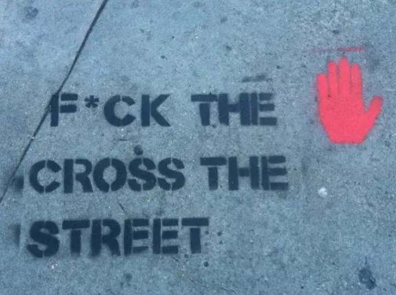SF Financial District Fuck the Hand