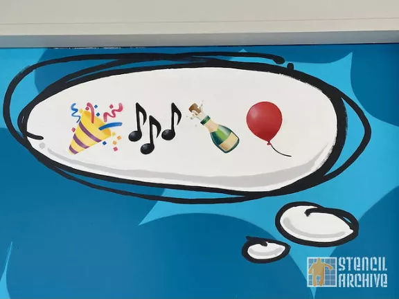 SF Financial District emojis on mural 04