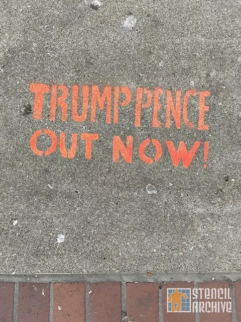 SF Ferry Bldg Trump Out Now