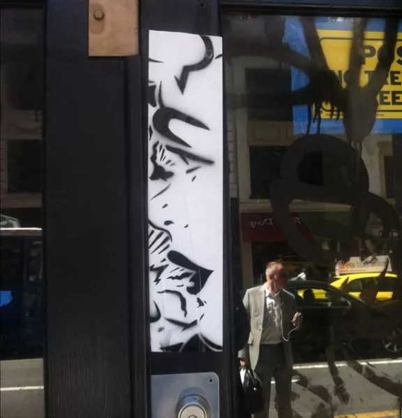SF Financial District female on paper