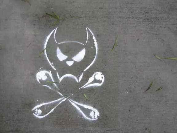 SF Sunset Crossbones