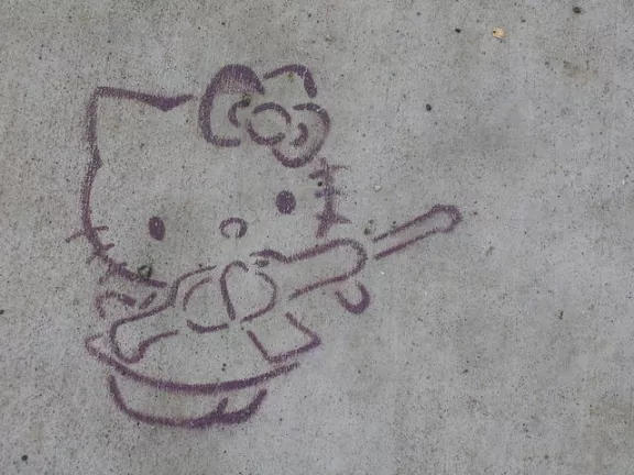SF Sunset Hello Kitty Machine Gun