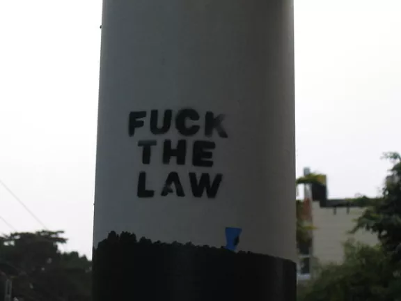 SF Panhandle F..k the Law