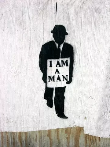 SF Richmond Dist Arguello St I am a Man