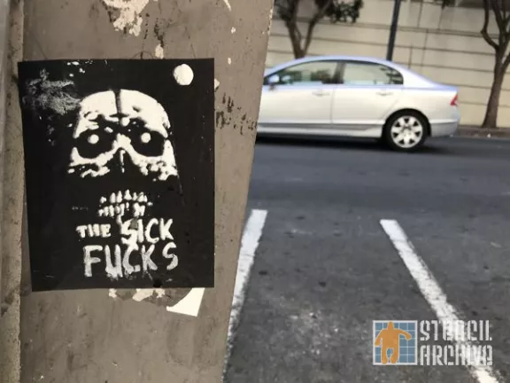 SF Civic Center the Sick F.CKS sticker