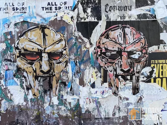 SF Mid Market MF Doom wheatpaste