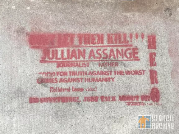SF Tenderloin Don't Kill Assange