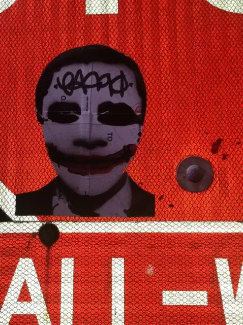 SF Castro Obama as Joker sticker
