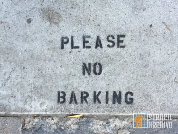 SF Castro Please No Barking