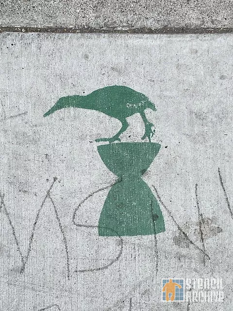 SF Mission COVID bird on shape