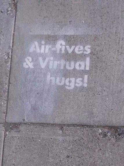 SF Mission COVID-19 Air Fives Virtual Hugs