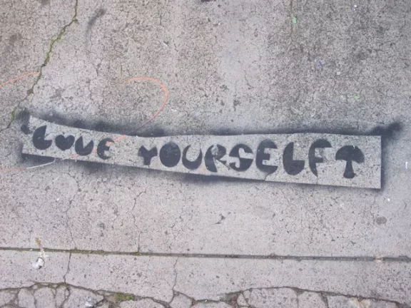 SF Mission Caledonia St. love yourself