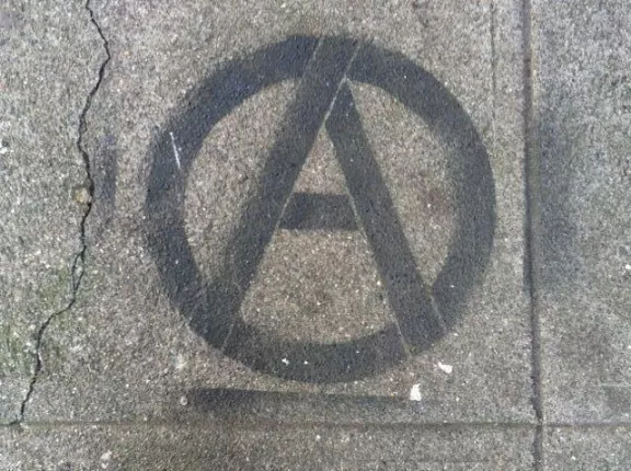 SF Mission Circle A anarchist