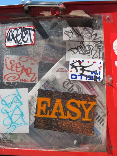 SF Mission EASY sticker