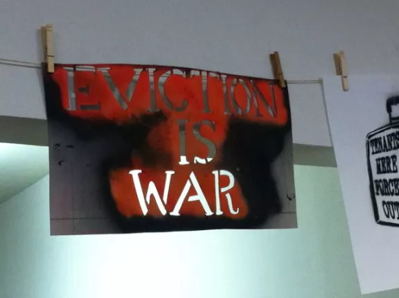 SF Mission Eviction is War