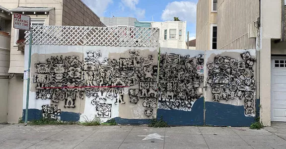 SF Mission Gremlins wall photo L Chavez