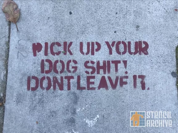 SF Mission Pick Up Dog Shit