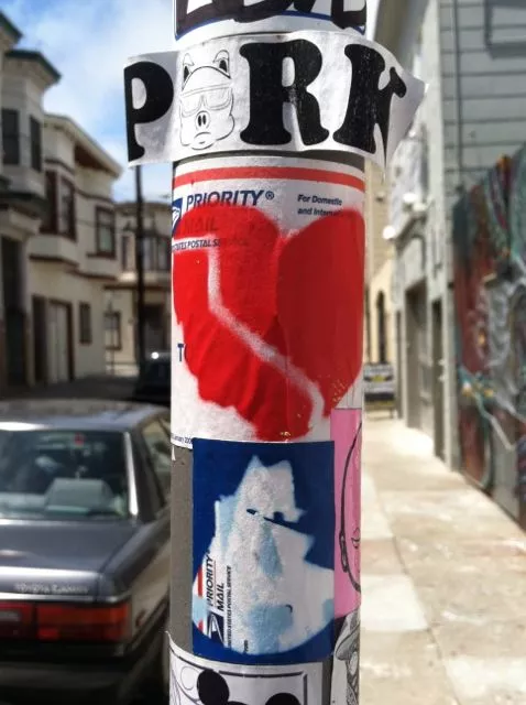 SF Mission Sycamore St. Cali Love sticker 