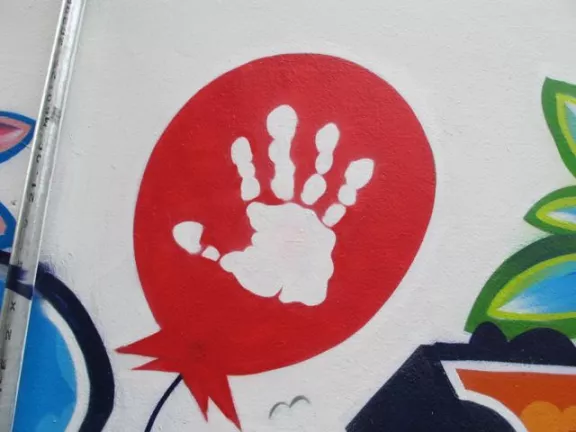 SF Mission crayone hand