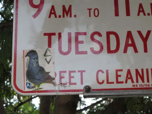 SF Mission S bird sticker