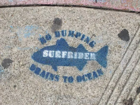 SF Mission Surrider Drains to Ocean