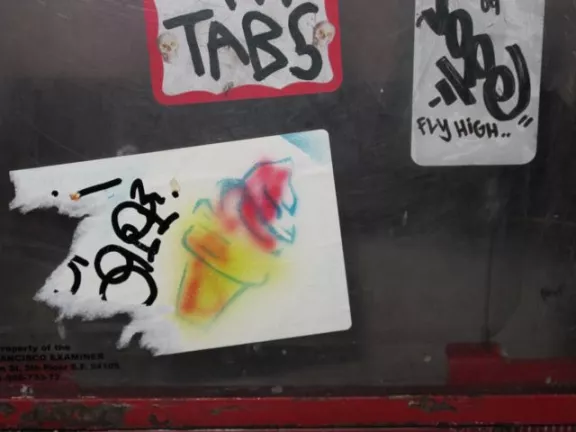 SF Mission ice cream sticker