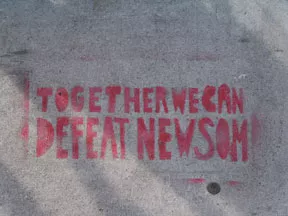 SF Mission Newsom Defeat