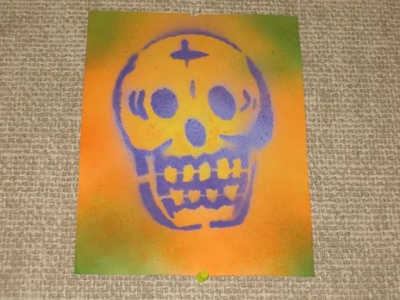 SF Mission CELLspace skull