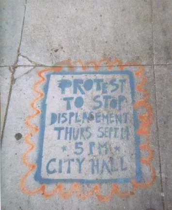 SF Mission Protest Displacement