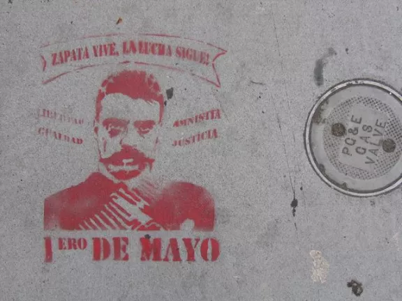 SF Mission May Day Zapata