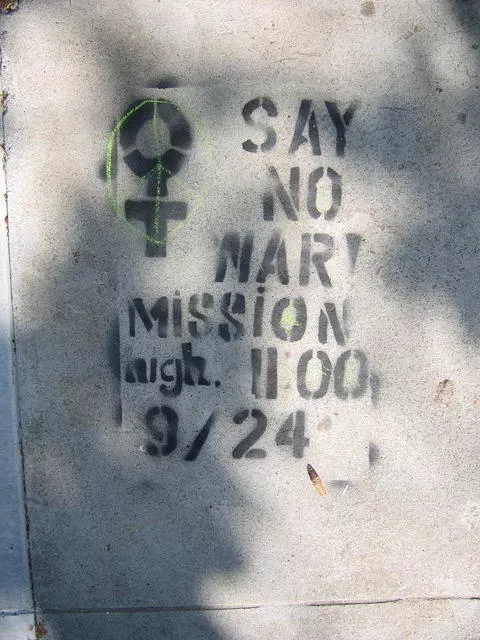 SF Mission Say No to War