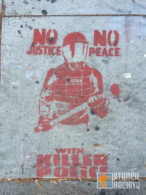 SF Mission No Justice No Peace