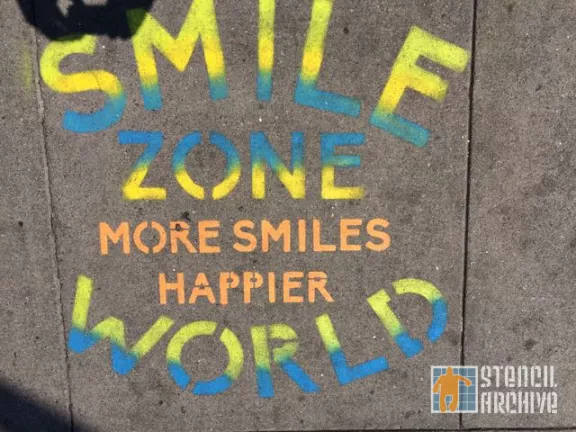 SF Mission Smile Zone Happier World