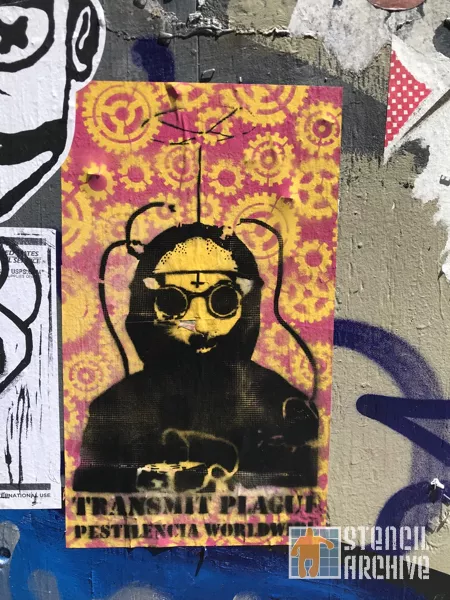 SF Valencia St. Transmit Plague pasteup