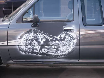 SF Valencia St. Truck Door