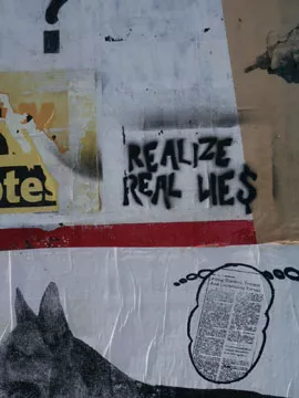 SF Valencia St. DAP wall Realize Real Lies
