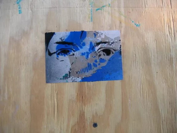 SF Valencia St. Eyes Sticker