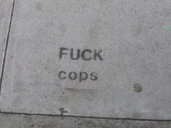 SF Valencia St. F..k cops