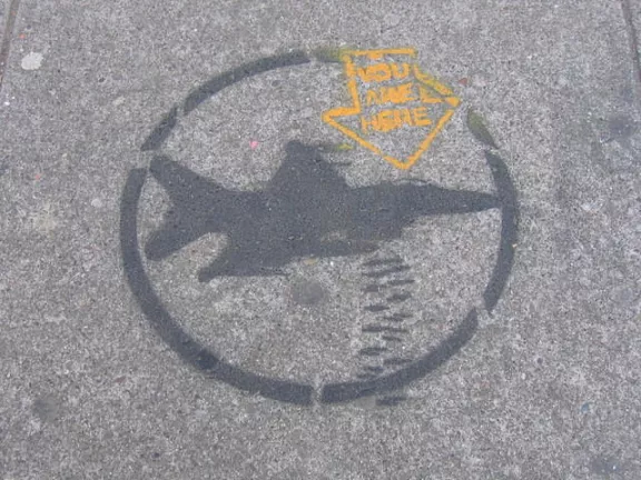 SF Valencia St. Antiwar You Are Here