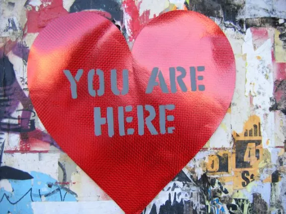SF Valencia St. DAP wall You Are Here