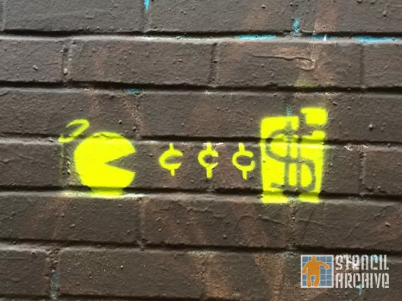 SF Valencia St. Pac-Man chase money