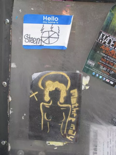 SF Valencia St. mother may i sticker