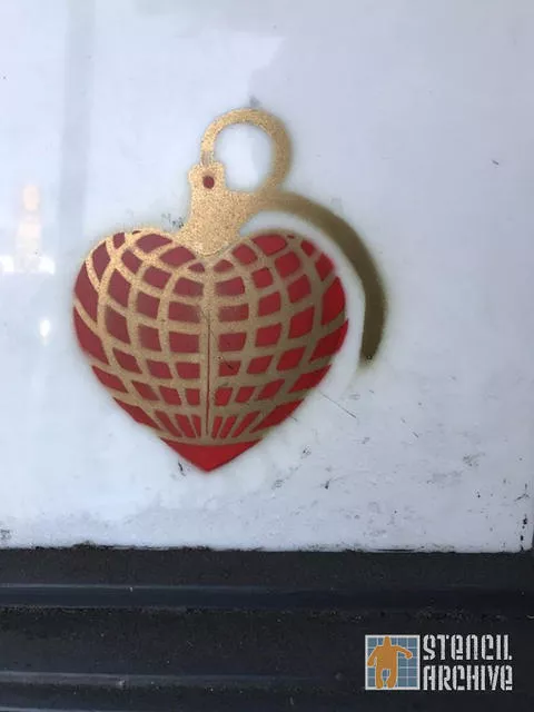 SF Divisadero heart grenade