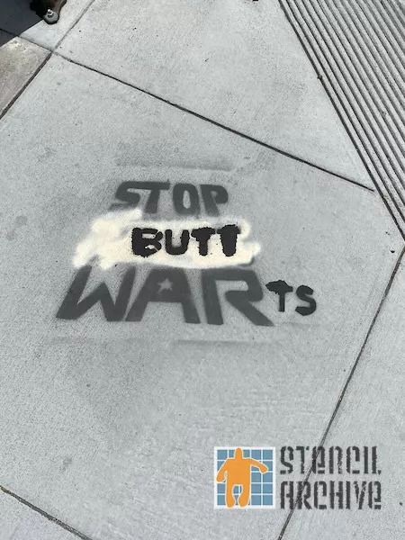 SF Fillmore Stop Butt Warts go over