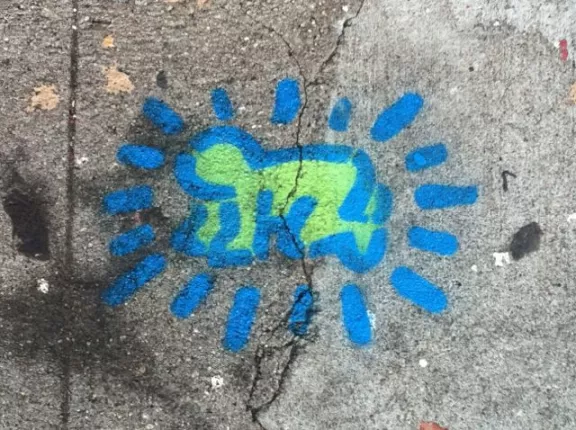 SF Western Addition Haring baby