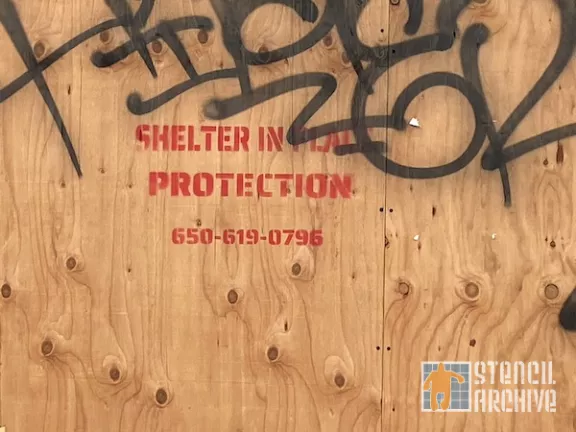 SF Western Addition Shelter in Place Advert